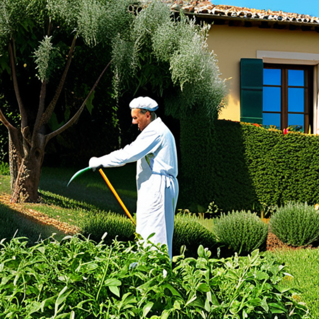 Pruning Financial "Weeds"**

"A serene Italian garden scene. A gardener, dressed in professional attire (fully clothed, modest clothing), carefully pruning overgrown weeds (symbolizing debt) around thriving, healthy plants (representing investments). In the background, a traditional Tuscan villa under a sunny sky. The image conveys responsible financial management and prioritizing healthy growth. Safe for work, appropriate content, perfect anatomy, natural proportions, high quality, professional illustration."

**